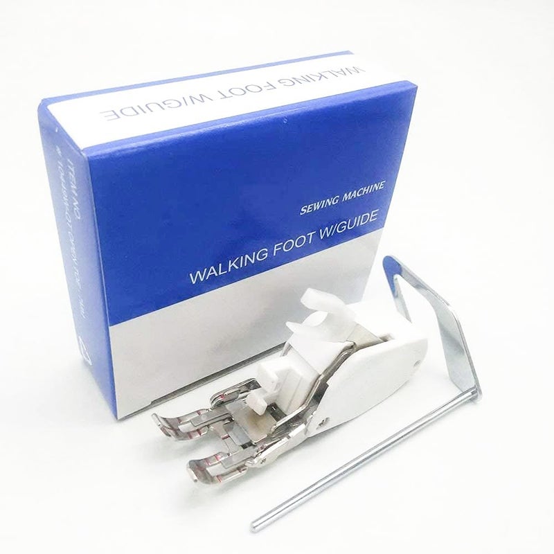 YICBOR Open Toe Walking Foot W/Guide for Brother Sewing Machine Quilting and Sewing Stitch Through Multiple Layers - Image 1